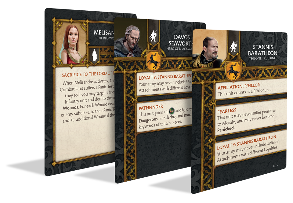 A Song of Ice and Fire : Tabletop Miniatures Game - Baratheon Heroes #1